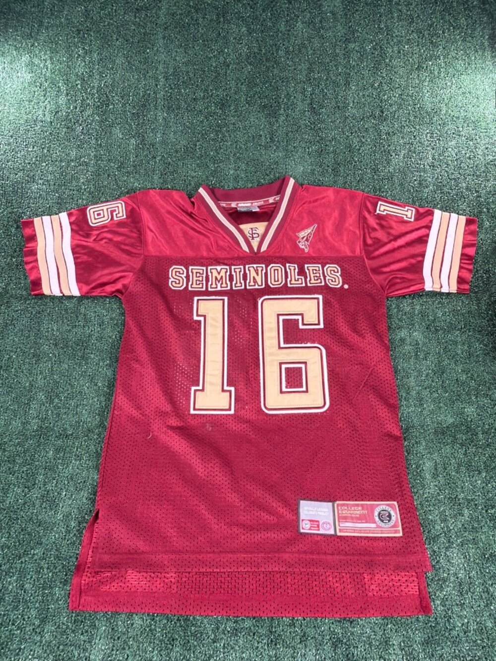 Florida State Seminoles #16 Football Jersey Youth L 16/18 Garnet